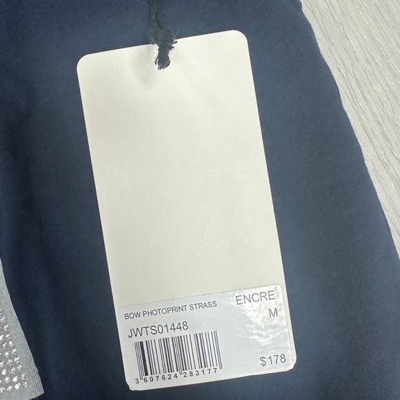 Zadig & Voltaire Bow Photoprint Strass T-Shirt- XS,S,M - Picture 8 of 8